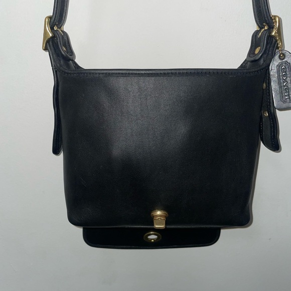 Vintage Coach LEGACY COMPANION FLAP BLACK USA - Picture 5 of 6